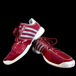 Adidas AdiPower Barricade 7 Men’s Size 12 US Open Tennis Shoes Red/White